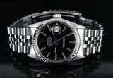 Rolex Datejust 36mm Stainless Steel Reference. 16014 18K Bezel