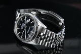 Rolex Datejust 36mm Stainless Steel Reference. 16014 18K Bezel