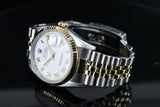 Rolex Datejust 36mm Two Tone 18K & Steel Ref. 16235 White Roman