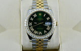 Rolex Datejust 41 Steell and 18K ref 126333 3.80 Diamond Bezel