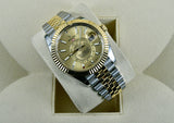 Rolex Sky Dweller 326933 Champagne Stick on Jubilee 42mm