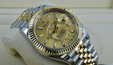 Rolex Sky Dweller 326933 Champagne Stick on Jubilee 42mm