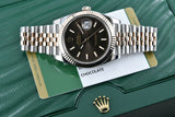 Rolex Datejust 41 Steel & Rose with a Chocolate Stick Dial 126331