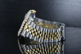 Rolex Datejust 36mm 18k Gold & Steel w/ Blue Mother of Pearl Diamond Dial 16233