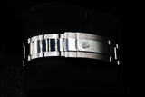 ROLEX DATEJUST 41MM OYSTERSTEEL & 18K WHITE GOLD SILVER STICK DIAL FLUTED BEZEL OYSTER BRACELET 126334