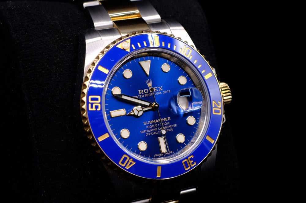ROLEX SUBMARINER DATE 41MM TWO-TONE OYSTERSTEEL & 18K YELLOW GOLD