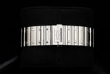 CARTIER SANTOS DE CARTIER LARGE 39.8MM GREY DIAL BLACK ADLC STAINLESS STEEL WSSA0037