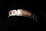 ROLEX DATEJUST 41MM 18K EVEROSE GOLD & STEEL WIMBLEDON SLATE ROMAN DIAL OYSTER 126301