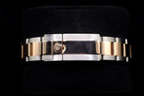 ROLEX YACHT-MASTER 40MM TWO-TONE OYSTERSTEEL & 18K EVEROSE GOLD BLACK DIAL EVEROSE GOLD BEZEL OYSTER BRACELET 126621