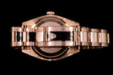ROLEX SKY-DWELLER 42MM 18K EVEROSE GOLD CHOCOLATE ARABIC DIAL OYSTER 326935