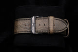 ERNST BENZ CHRONOSCOPE COMBAT LIMITED EDITION 47MM BLACK DLC STEEL ARMY GREEN DIAL LEATHER STRAP GC10100/CC2-DLC