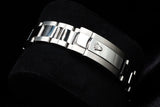 ROLEX DATEJUST 36MM OYSTERSTEEL & 18K WHITE GOLD WHITE STICK DIAL FLUTED BEZEL OYSTER BRACELET 116234