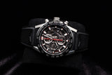 TAG HEUER CARRERA CALIBRE HEUER 01 45MM STAINLESS STEEL SKELETON DIAL CERAMIC BEZEL RUBBER STRAP AUTOMATIC CHRONOGRAPH CAR2A1Z.FT6044