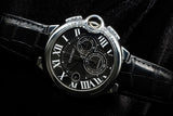 Cartier Ballon Bleu Chronograph XL W6920052 44mm Black Dial Stainless Steel