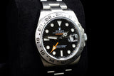 ROLEX EXPLORER II 42MM STAINLESS STEEL BLACK DIAL ORANGE GMT OYSTER 216570