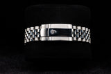ROLEX DATEJUST 41MM OYSTERSTEEL & 18K WHITE GOLD SILVER STICK DIAL FLUTED BEZEL JUBILEE BRACELET 126334