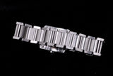 CARTIER TANK FRANÇAISE MEDIUM STAINLESS STEEL WHITE ROMAN DIAL BRACELET WSTA0005