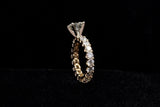 14K YELLOW GOLD 3.54 CTW LADIES DIAMOND RING