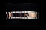 ROLEX YACHT-MASTER II 44MM TWO-TONE OYSTERSTEEL & 18K EVEROSE GOLD WHITE DIAL BLUE CERACHROM BEZEL OYSTER BRACELET 116681