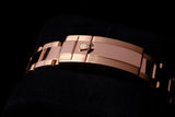 ROLEX COSMOGRAPH DAYTONA 40MM 18K EVEROSE GOLD SUNDUST & BLACK DIAL OYSTER BRACELET 116505
