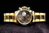 ROLEX DAYTONA COSMOGRAPH 40MM 18K YELLOW GOLD TAHITIAN MOTHER OF PEARL ROMAN DIAL 116528