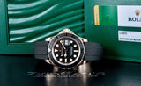 Rolex Yacht-Master 40 Rose Gold Black Ceramic Oysterflex 116655