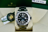 Rolex Yacht-Master 40 Slate Dial Platinum Bezel Stainless 126622 Complete