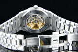 Audemars Piguet Royal Oak 41mm Steel Watch Iced Out 28 TCW Diamonds 15400ST