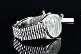 Rolex Datejust 126234 Silver Jubilee Bracelet with Silver Bezel green dial
