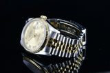 Rolex Datejust  16233 18k Two Tone Champagne Roman Dial  Watch 36mm