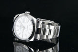ROLEX Stainless Steel DateJust 41 White Stick Index Oyster Band 126300