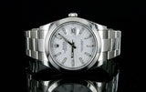 ROLEX Stainless Steel DateJust 41 White Stick Index Oyster Band 126300