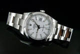 ROLEX Stainless Steel DateJust 41 White Stick Index Oyster Band 126300
