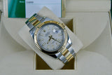 ROLEX 41mm 18K Gold & Stainless Steel DateJust II Ivory Index 116333
