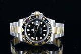 Rolex GMT-Master II 40mm Black Ceramic 18K & Steel Watch  116713