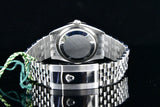 Rolex Datejust 126234 Silver Jubilee Bracelet with Silver Bezel green dial