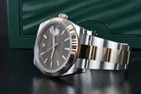 Rolex Datejust 41 Chocolate Stick 126331 Fluted Oyster 18K Rose Gold 2023