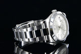 Rolex Datejust 41 MM Oyster Bracelet Silver Stick Dial with Smooth Bezel 116300