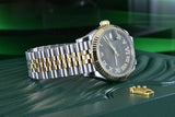 Rolex Datejust 31mm Olive Green Diamond 6 Jubilee Band 278273