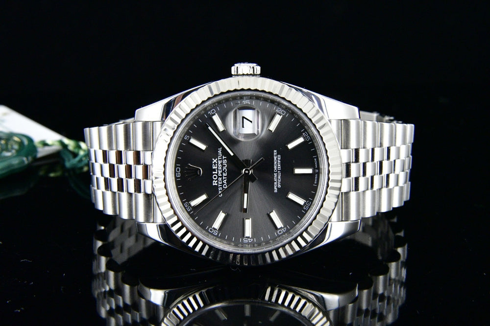 Rolex Datejust 41 Rhodium Dial Ref 126334 Steel Jubilee with box ...