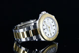Rolex Yacht-Master 16623 White Dial 40mm 18K Gold B&P 2005