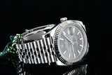 Rolex Datejust 41  Rhodium Dial Ref 126334 Steel Jubilee with box