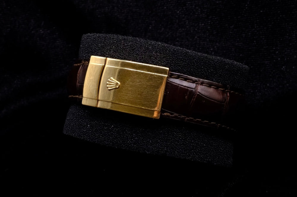 326power マジバネ 18k h180 ゴールド ROLEX SKY-DWELLER 42MM 18K YELLOW GOLD SILVER ROMAN DIAL LEATHER