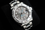 ROLEX YACHT-MASTER 40MM OYSTERSTEEL & PLATINUM RHODIUM DIAL PLATINUM BEZEL OYSTER BRACELET 116622