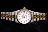 ROLEX LADY-DATEJUST 26MM 18K YELLOW GOLD & STEEL WHITE ROMAN DIAL JUBILEE 69173