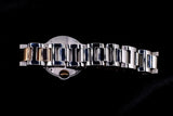 CARTIER BALLON BLEU SMALL 28MM STAINLESS STEEL & 18K ROSE GOLD PINK MOTHER OF PEARL DIAL QUARTZ W6920034