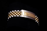 ROLEX DATEJUST 36MM 18K YELLOW GOLD & STEEL OLIVE GREEN ROMAN DIAL JUBILEE 126233