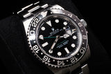 ROLEX GMT-MASTER II 40MM STAINLESS STEEL BLACK DIAL BLACK CERAMIC BEZEL OYSTER BRACELET 116710LN