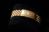 ROLEX GMT-MASTER II 40MM 18K YELLOW GOLD BLACK DIAL GREY & BLACK CERAMIC BEZEL ZOMBIE JUBILEE 126718GRNR
