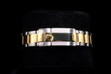ROLEX GMT-MASTER II 40MM TWO-TONE STAINLESS STEEL & 18K YELLOW GOLD BLACK DIAL CERAMIC BEZEL OYSTER BRACELET 116713LN